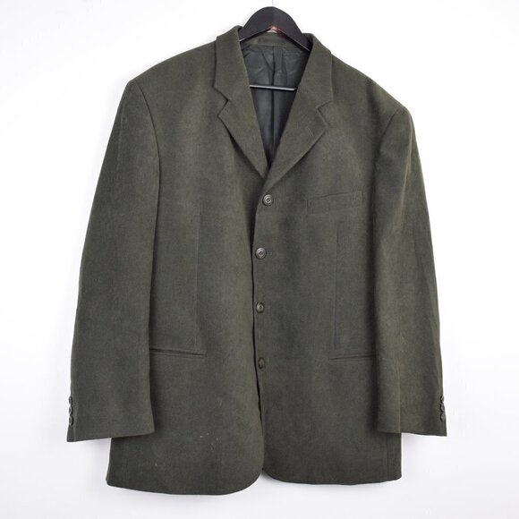 MASSIMO Moda Collezione Vintage Men's Woven Button Suit Blazer Jacket - Picture 1 of 6